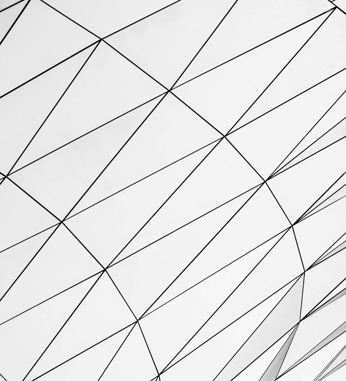 Black and white abstract photo of modern architectural lines and patterns.